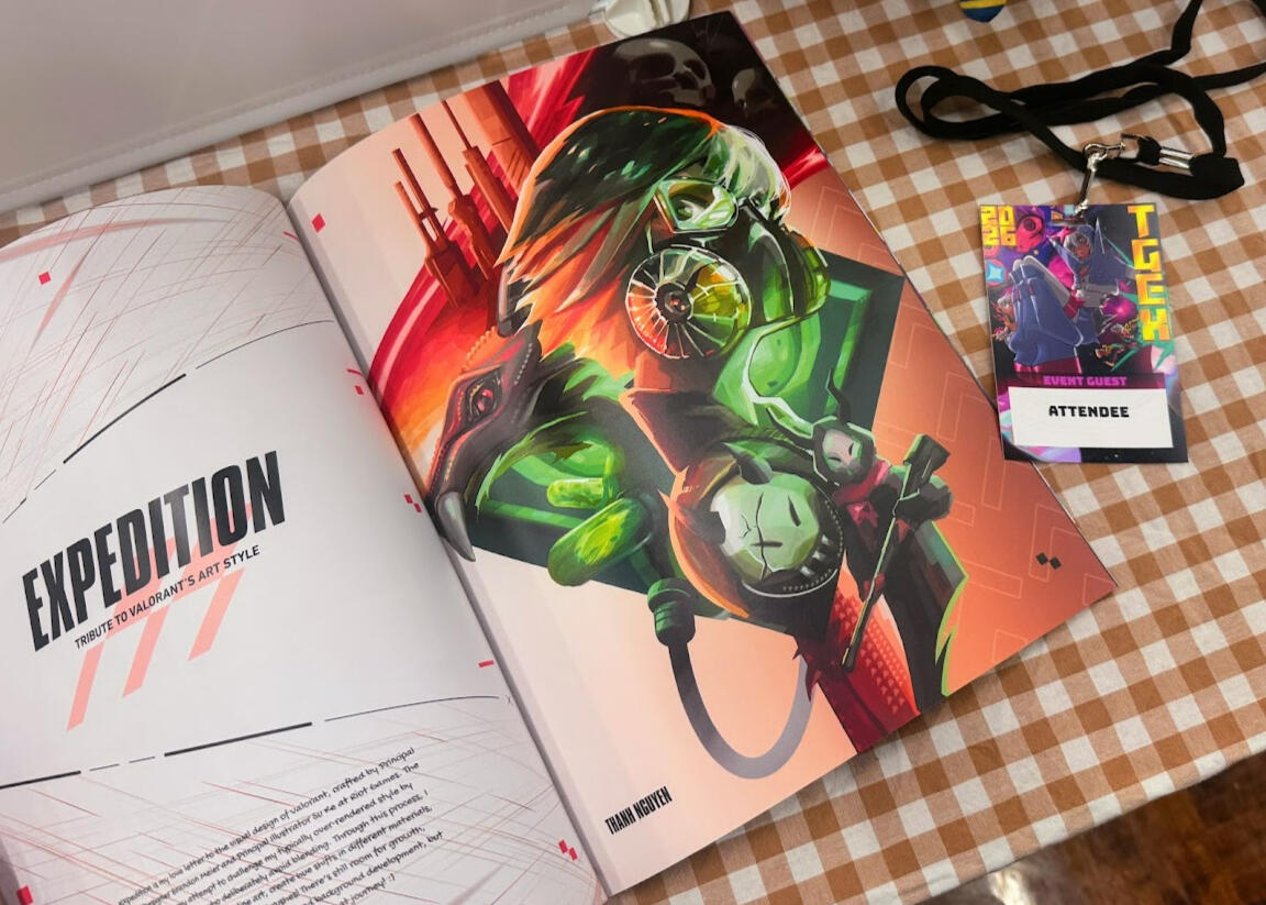 Artbook Spread for Triton Gaming 2026